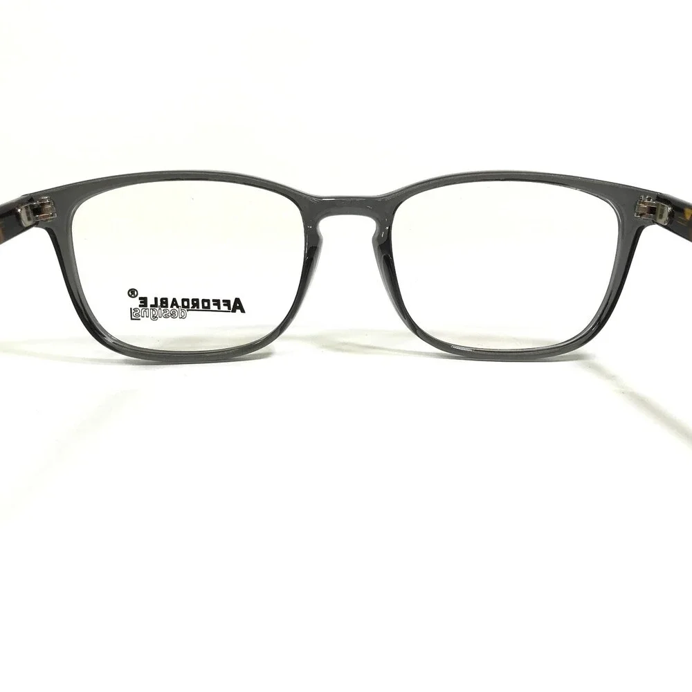Affordable Designs Eyeglasses Frames HARRY BLUE TORTOISE Square 52-19-145